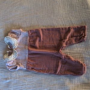Citymouse romper peterpan collar 3-6 months
